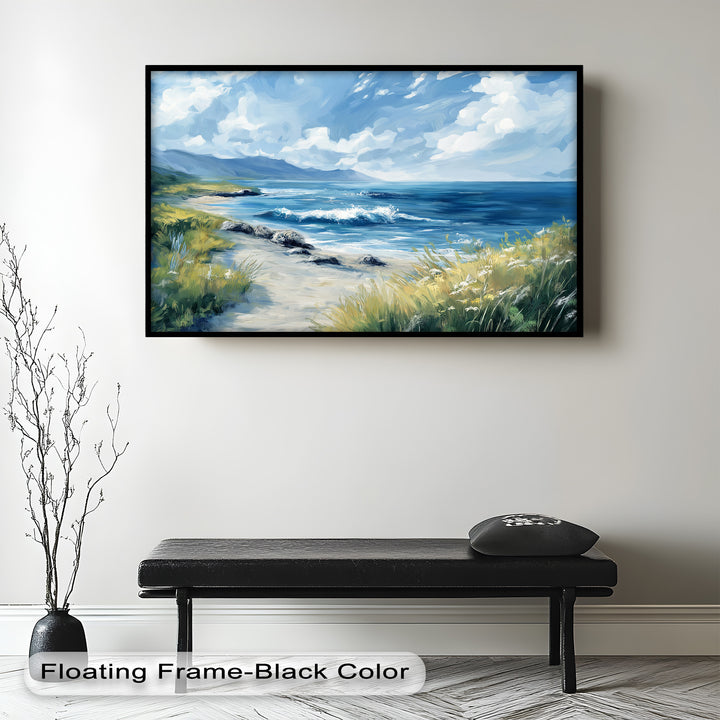 Ocean Breeze – Seaside Landscape Oil Painting