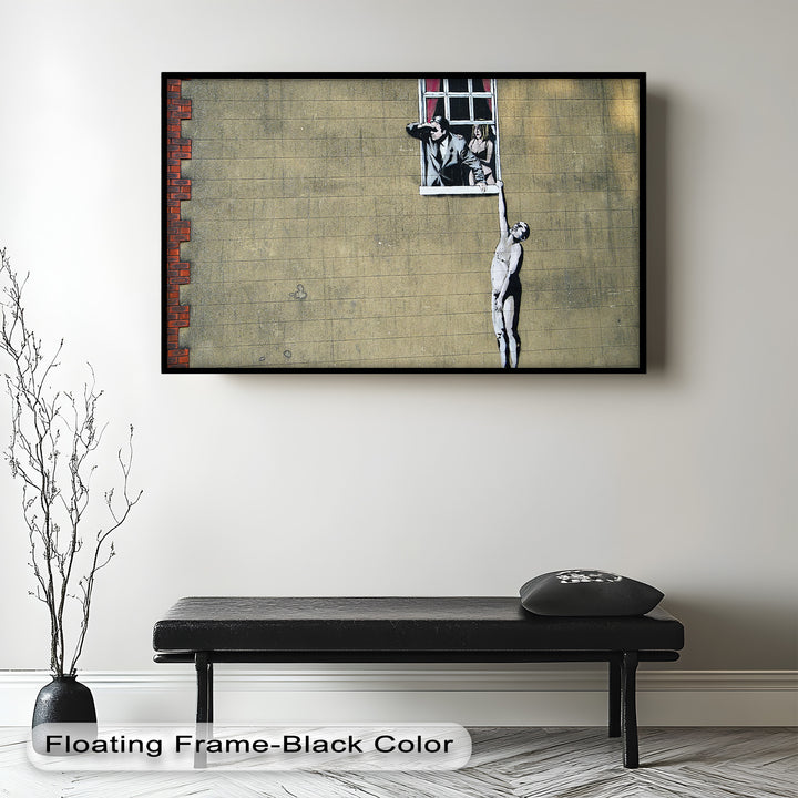 Love in Suspense – Banksy Oil Painting