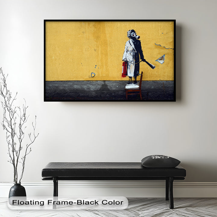 Domestic Rebellion – Banksy Oil Painting