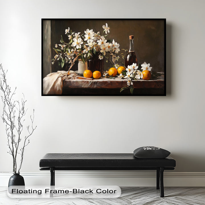 This painting brings a touch of nature’s harmony indoors, perfect for adding warmth and sophistication to any traditional or rustic space.


