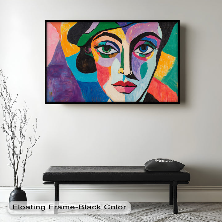 Frauenporträt Ölgemälde – Fauvistische expressionistische Kunst