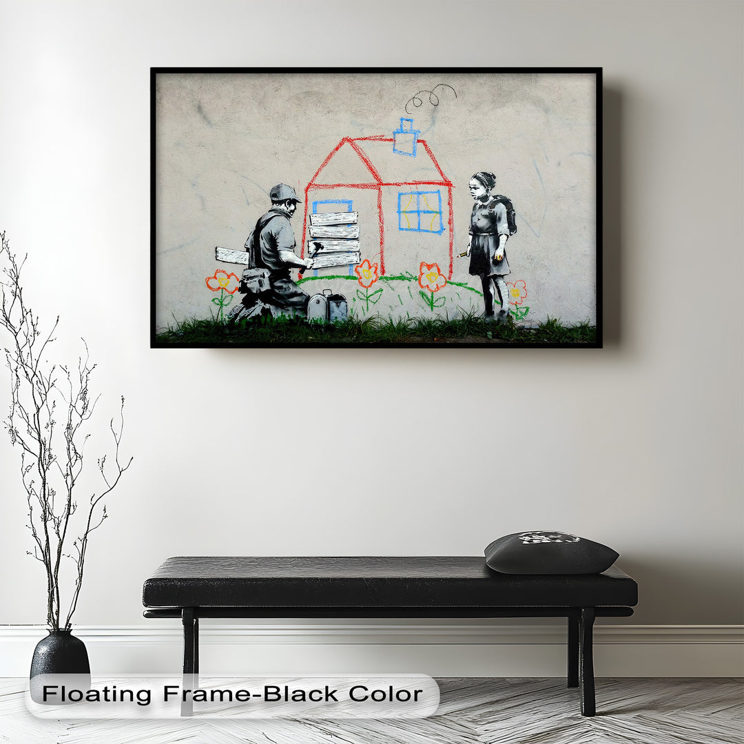 Boarded Dreams – Banksy Oil Painting