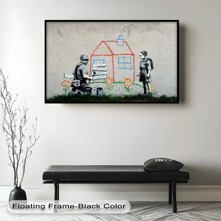Boarded Dreams – Banksy Oil Painting