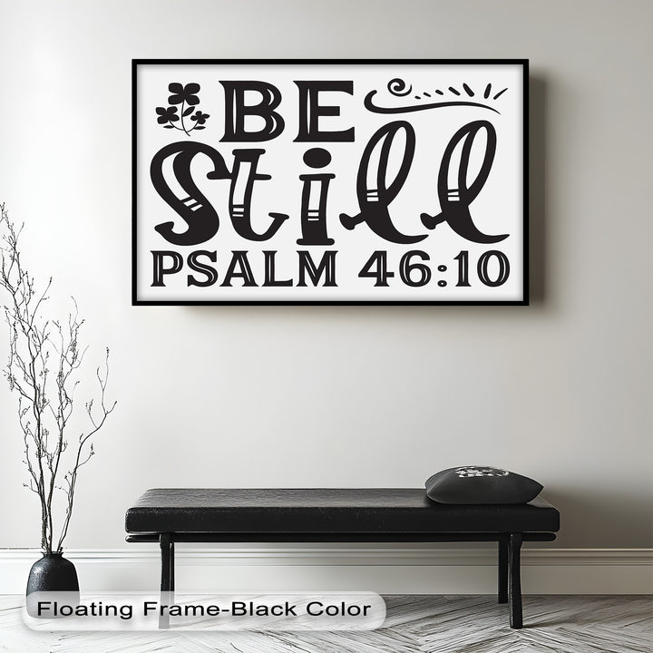 Sei still – Psalm 46:10 Bibel Bibel Ölgemälde