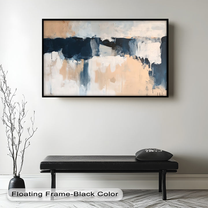Desert Horizon – Minimalist Abstract Oil Painting
