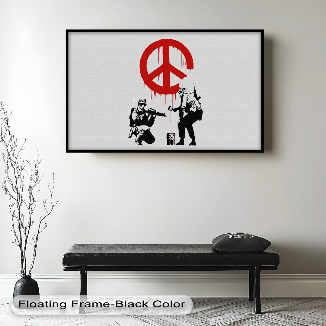 Peace Spray – Banksy Oil Painting