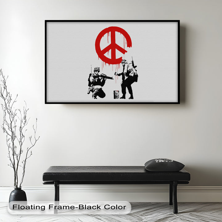 Peace Spray – Banksy Oil Painting