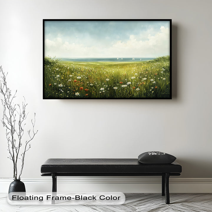 Moody Country Landscape – Serene Oil Painting