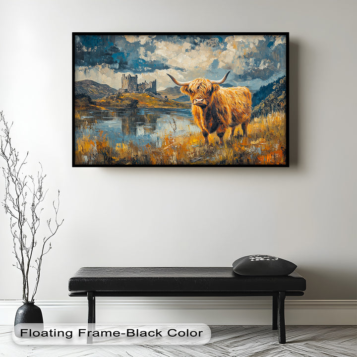 Highland Majesty – Rustic Oil Painting