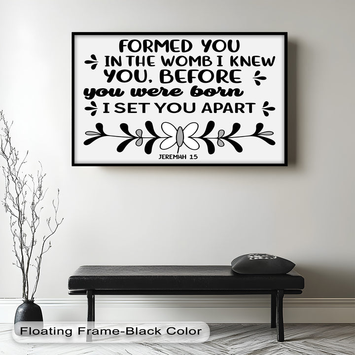 Before You Were Born – Jeremiah 1:5 Bible Oil Paintings
