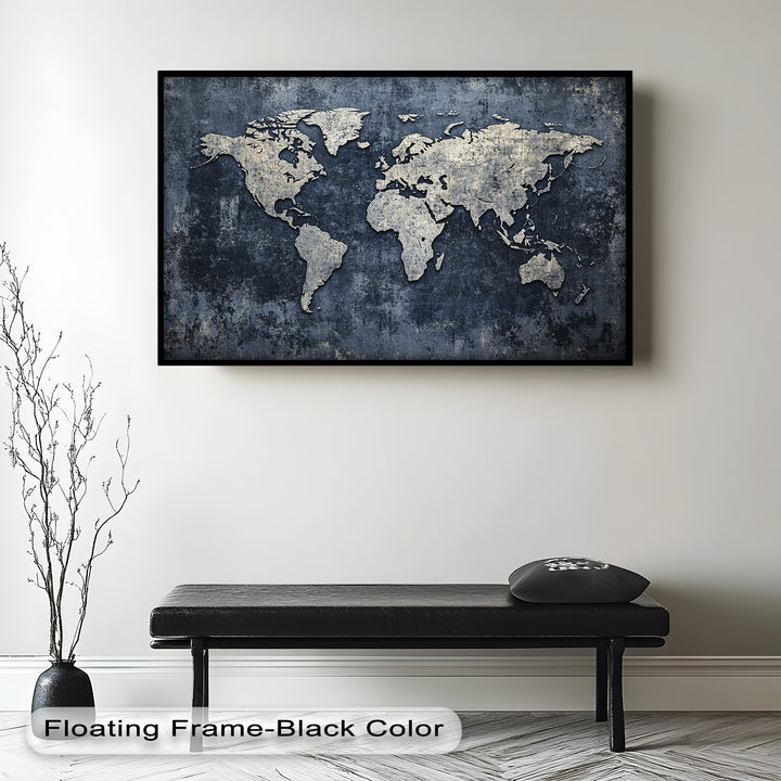 World Map – Modern Oil Paintings
