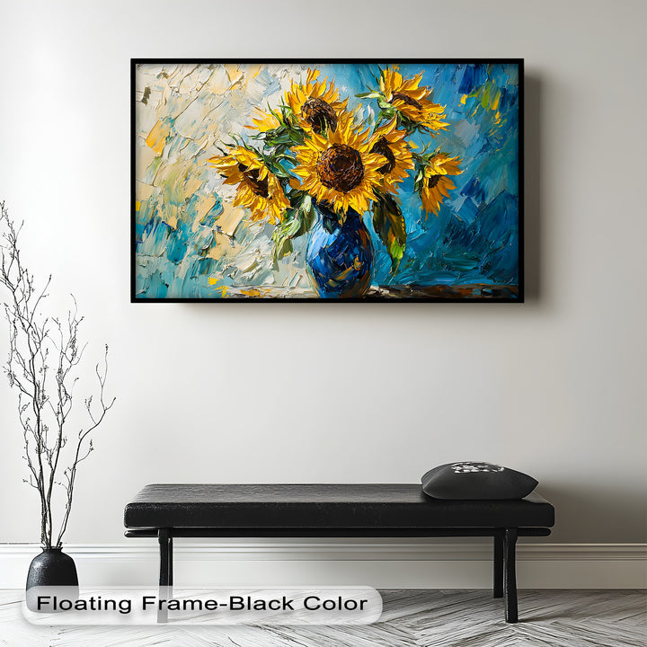 Sunflower Bouquet – Botanical Oil Painting