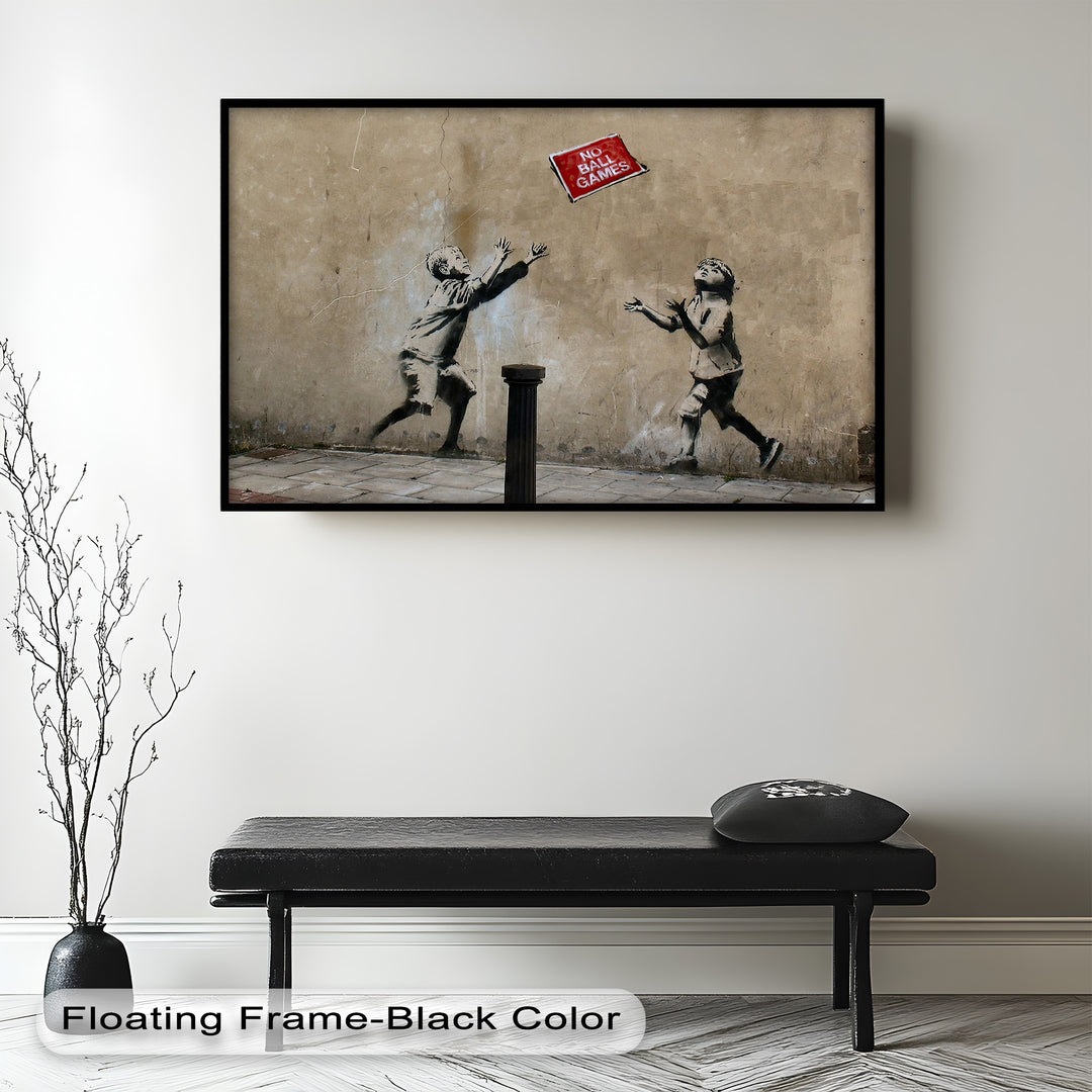 No Ball Games – Banksy Oil Painting