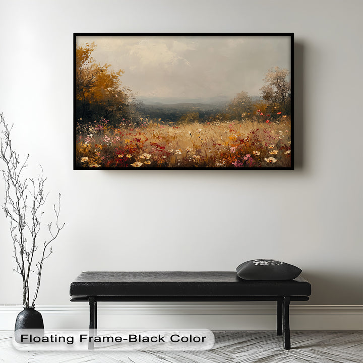 Classic Wildflower Art – Timeless Floral Oil Painting