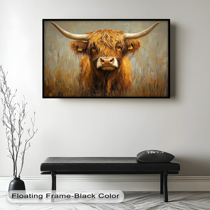 Highland Cow – Animal Oil Painting