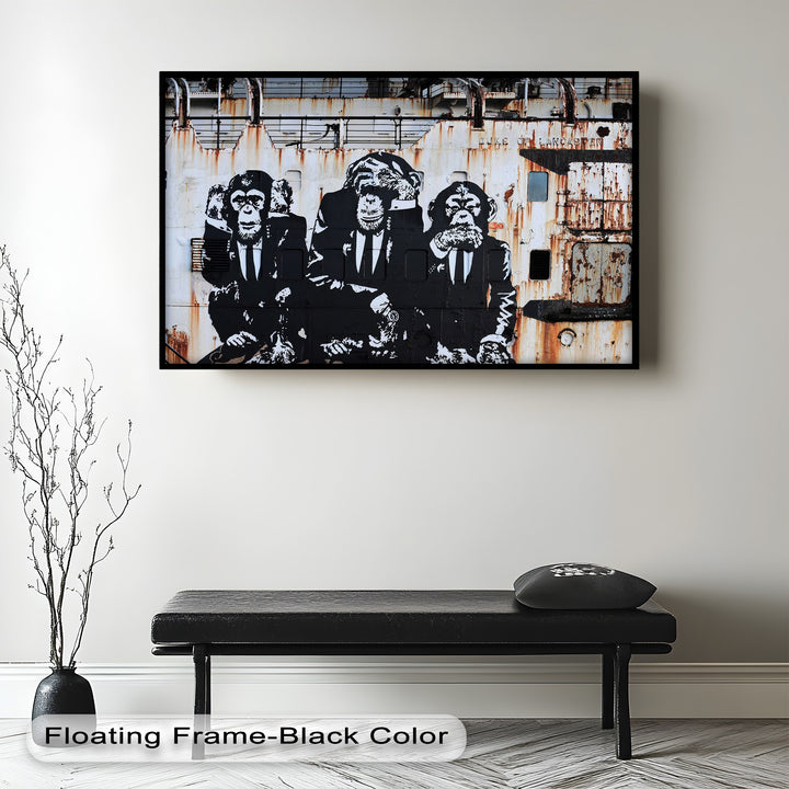 The Silent Truth – Banksy Oil Painting