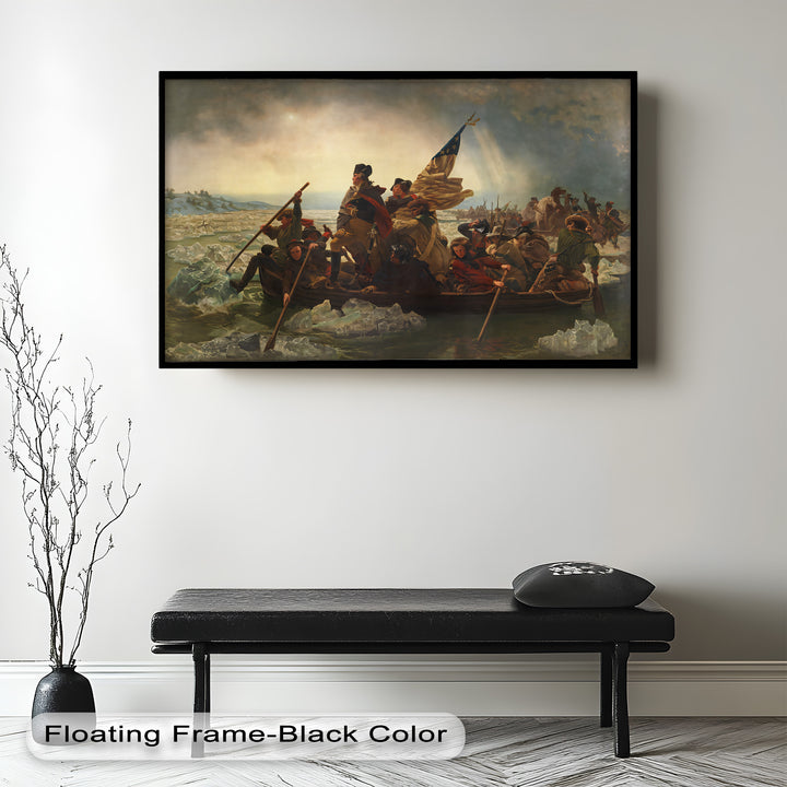 Washington's Crossing – Patriotisches Ölgemälde der Amerikanischen Revolution