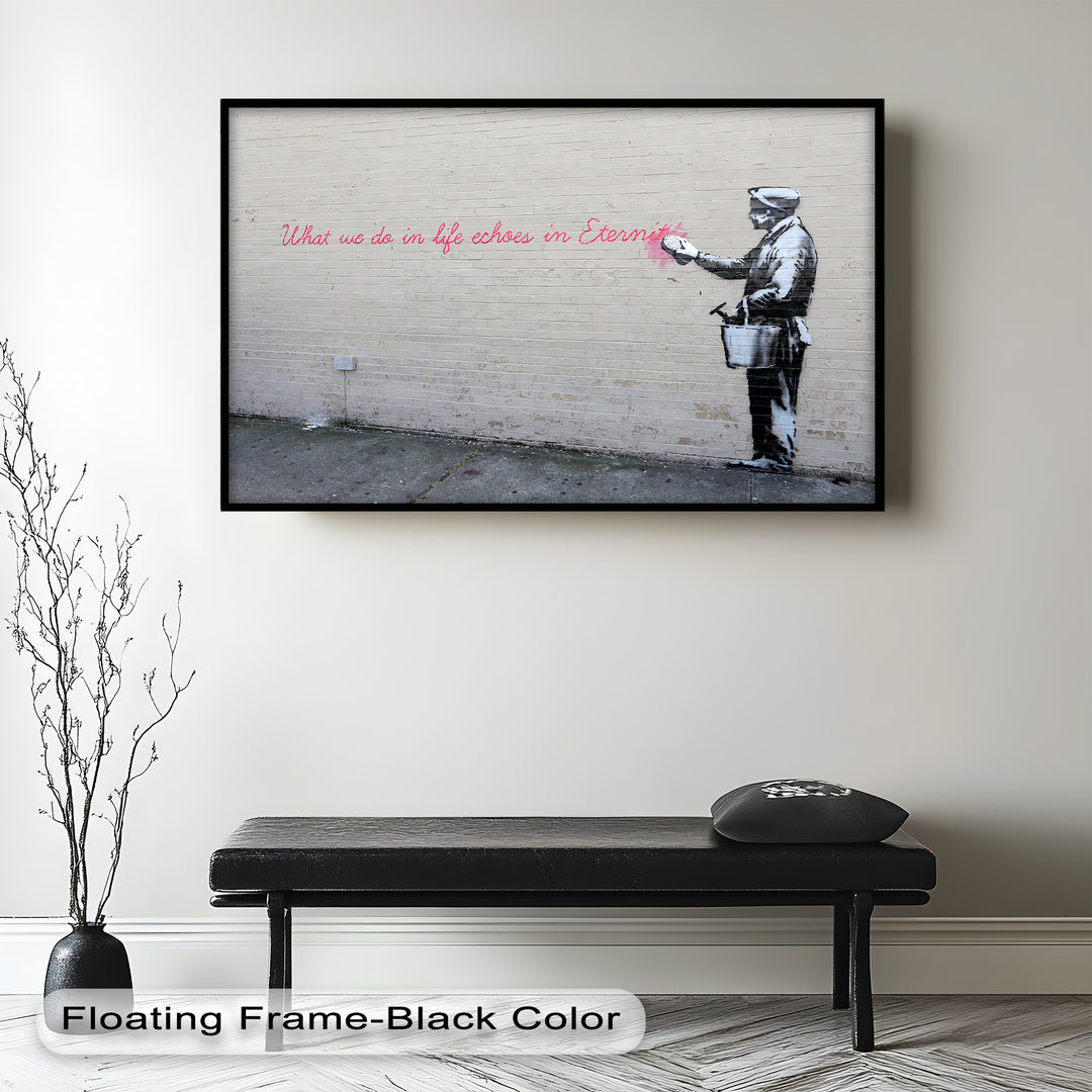 Echoes in Eternity – Banksy Oil Painting