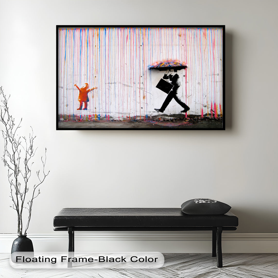Colorfall Dissonance – Banksy Oil Painting