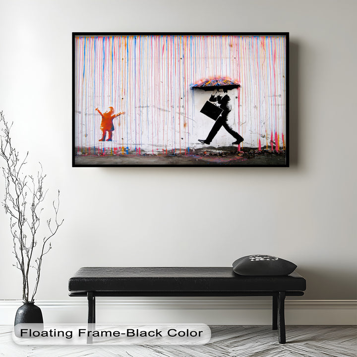 Colorfall Dissonance – Banksy Oil Painting