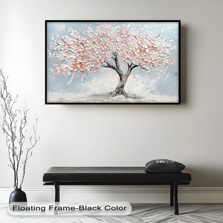 Blossoming Cherry Tree – Floral Oil Painting