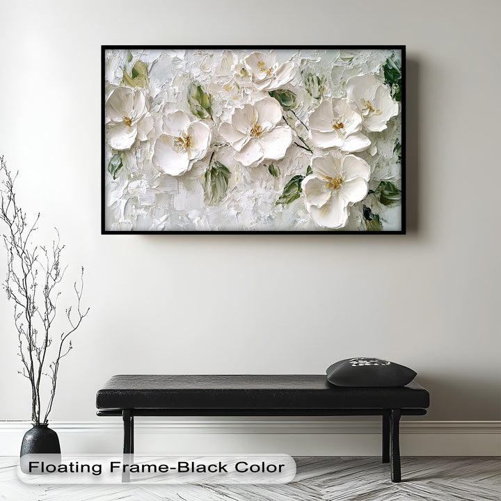 White Flower – Botanical Oil Paintings