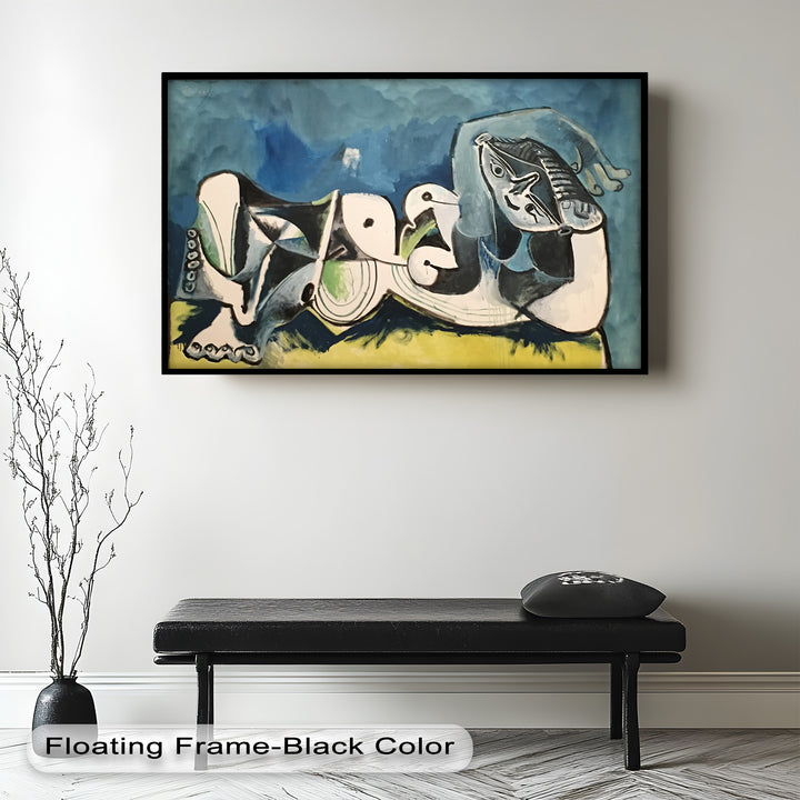 Reclining Abstraction – Picasso Nude Oil Painting