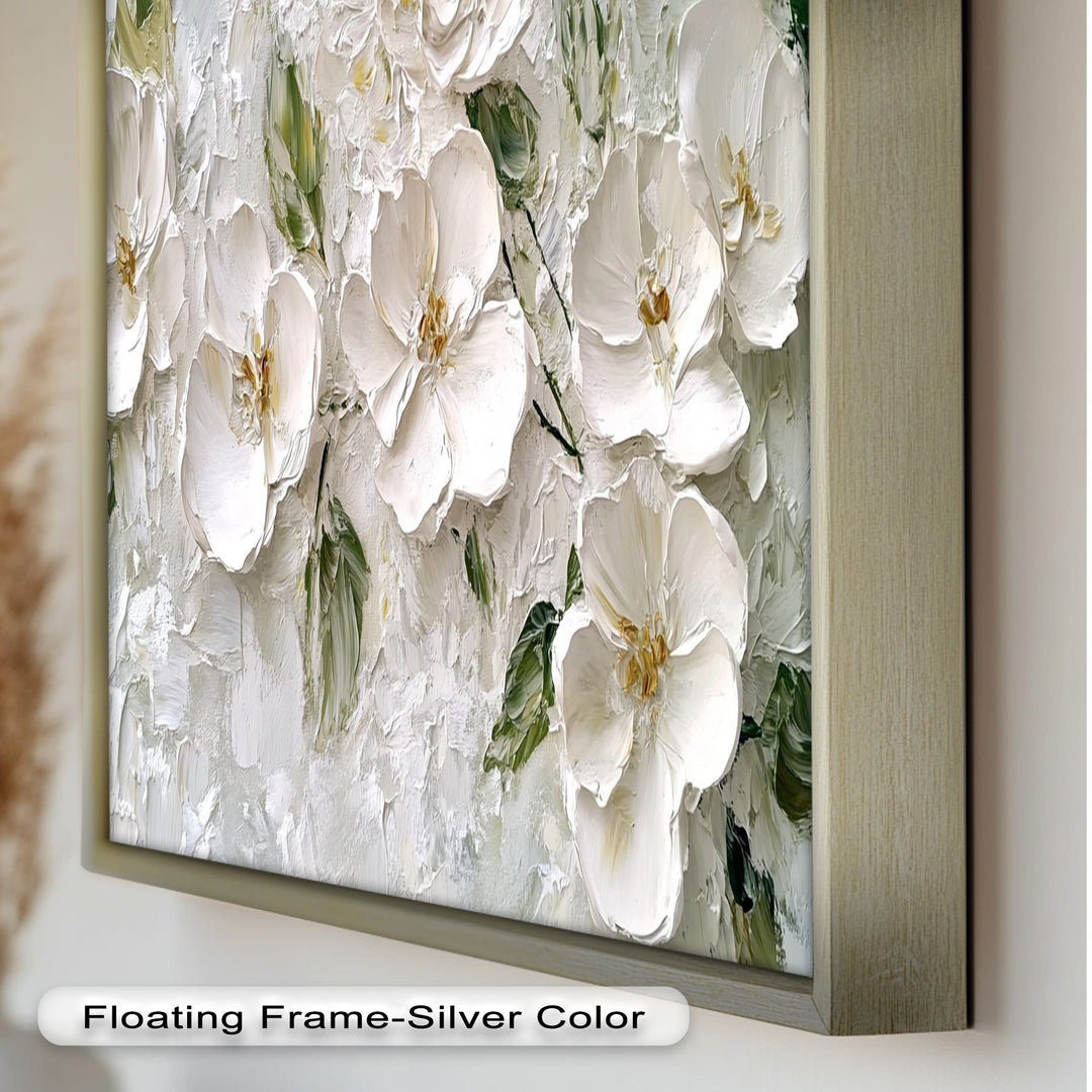 White Flower – Botanical Oil Paintings