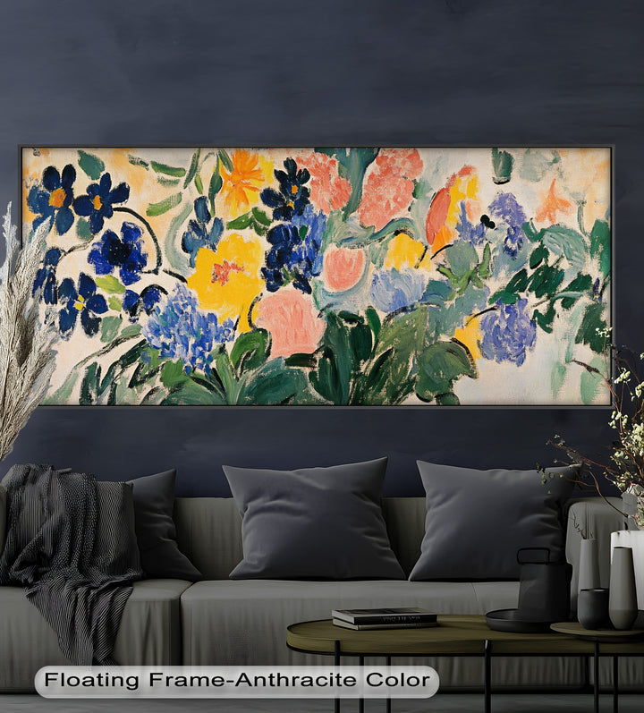 Fauvist Floral Explosion – Colorful Expressionist Oil Painting