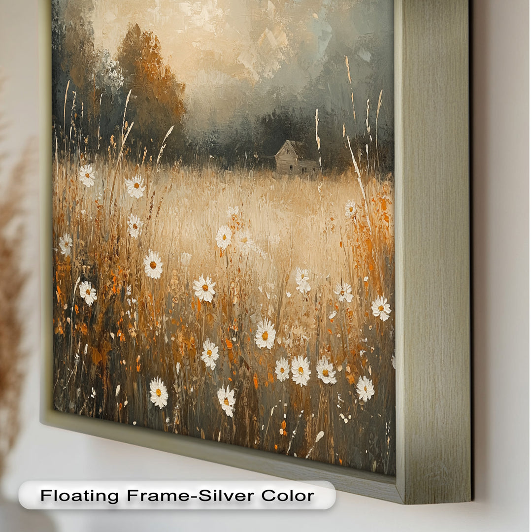 Golden Meadow – Wildflower Oil Painting