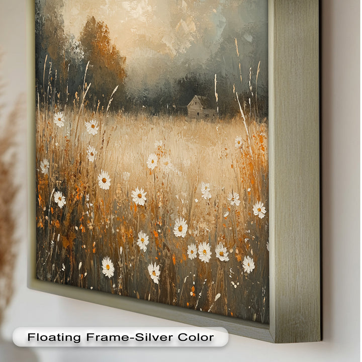 Golden Meadow – Wildflower Oil Painting