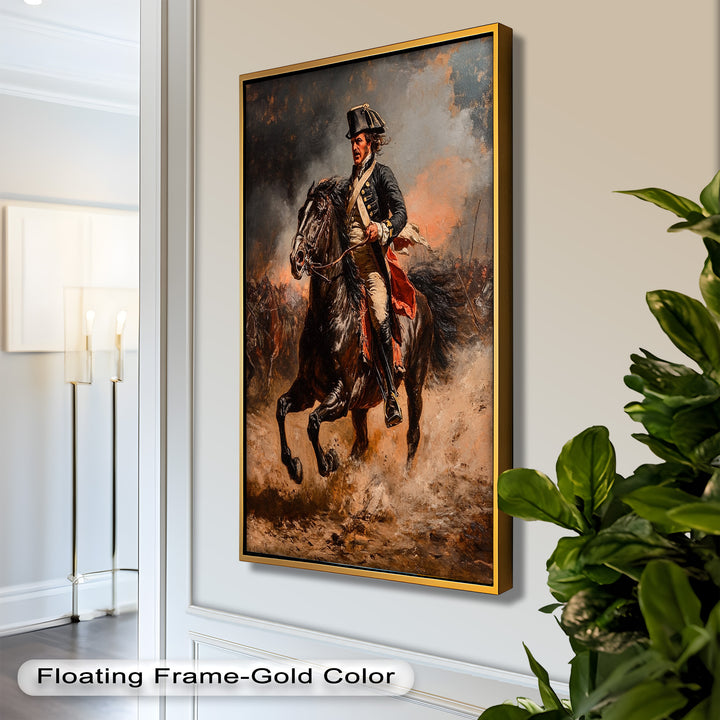 Rider of Defiance – Revolutionary Commander Oil Painting