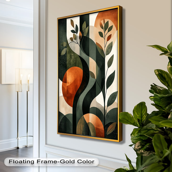 Twilight Grove – Abstract Botanical Oil Painting