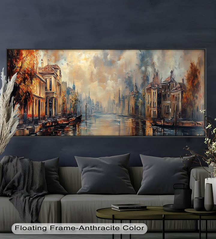 Goldener Kanalblick – Barockes Ölgemälde