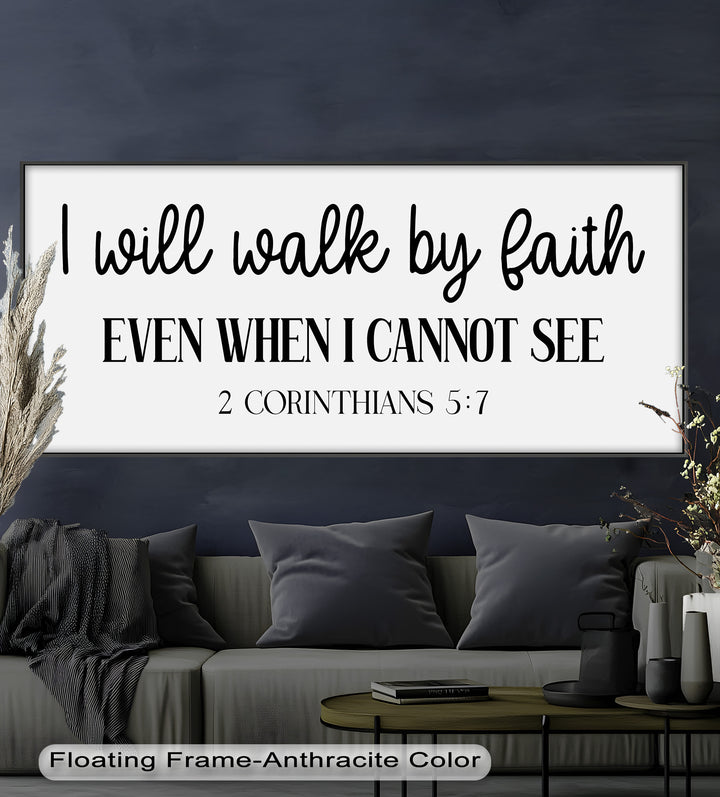 I Will Walk by Faith – Christian Oil Painting