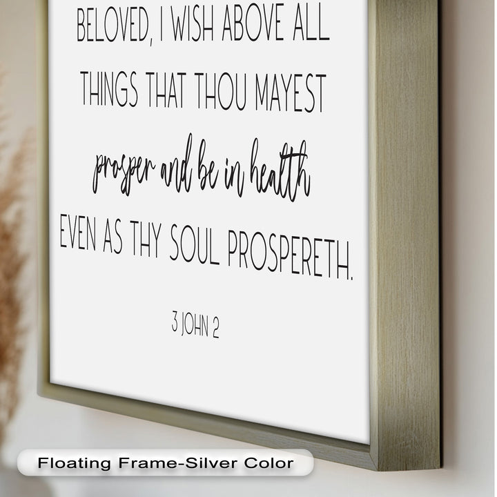 3 John 2 Wall Art – Christian Bible Oil Paintings