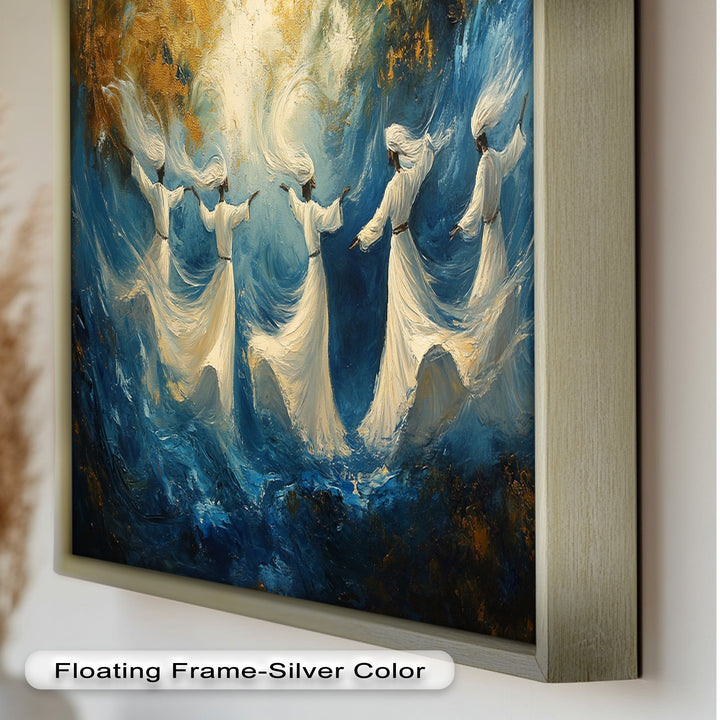 Spiritual Dervishes Wall Decor – Religious Oil Painting