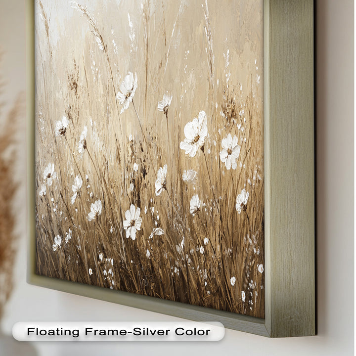 Whispers of Wheat – Floral Oil Painting