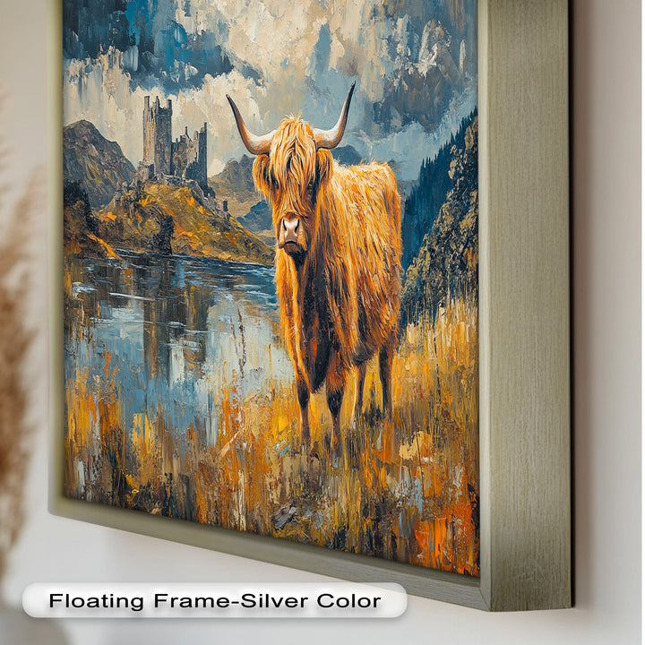 Highland Majesty – Rustic Oil Painting