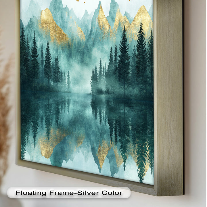 Mist Mountains – Forest Oil Painting