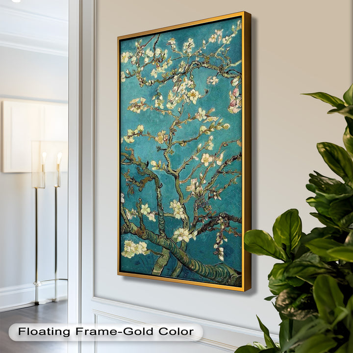 Spring Reverie – Blooming Almond Branches Flower Oil Painting