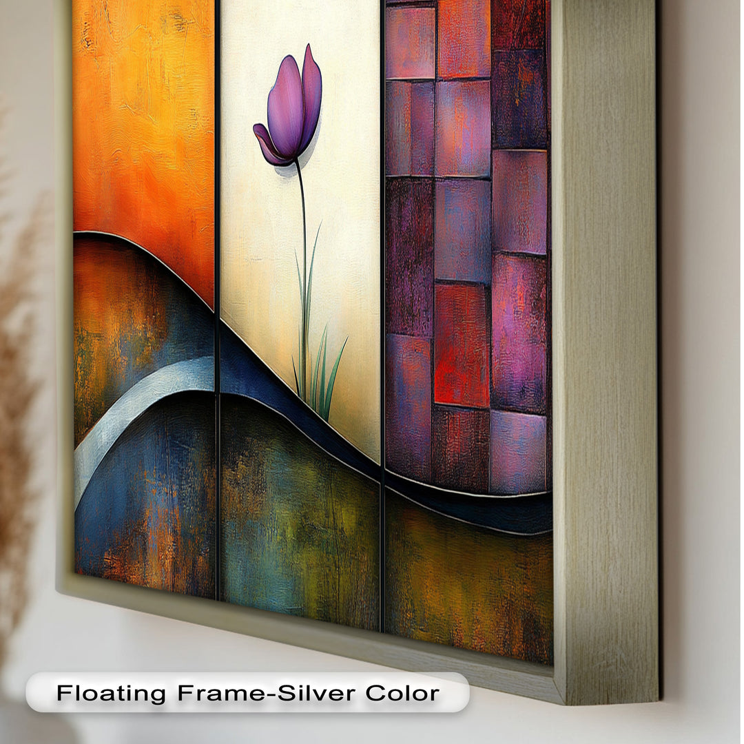 Tulip Dreams Abstract – Floral Modern Oil Painting