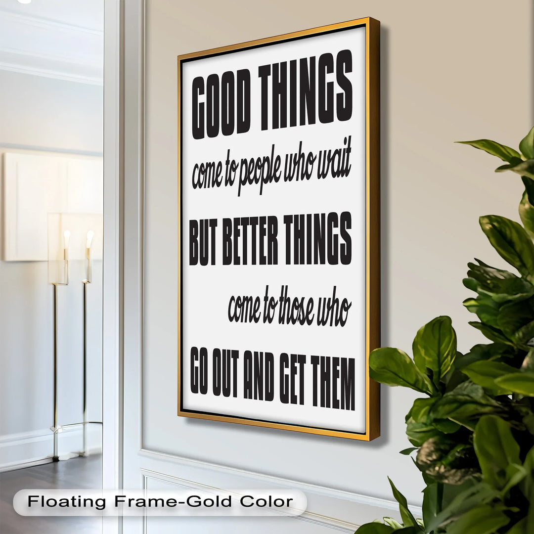 Good Things Come to People Who Wait – Oil Painting - MyPhotoStation