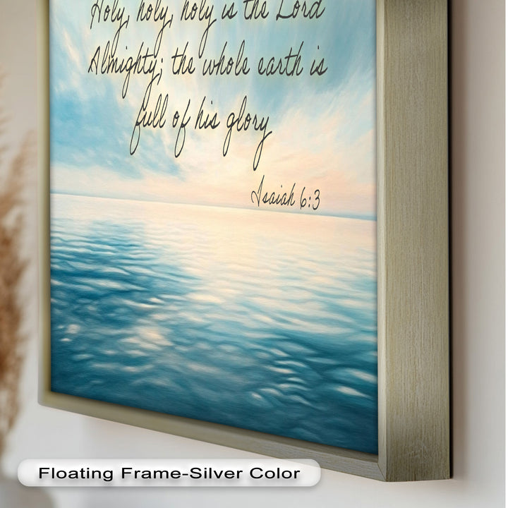 Isaiah 6:3 – Holy Is the Lord Bible Verse Oil Painting