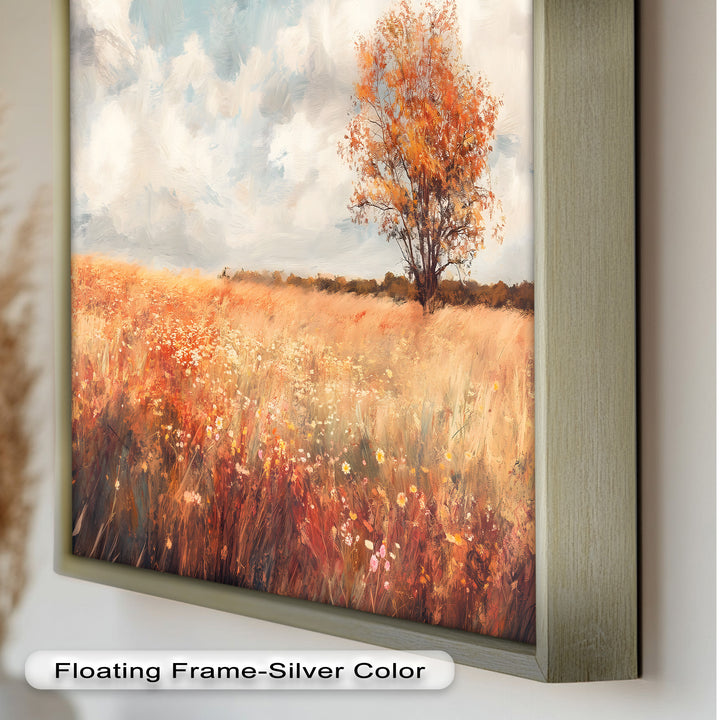 Vintage Autumn Fall – Landscape Oil Painting