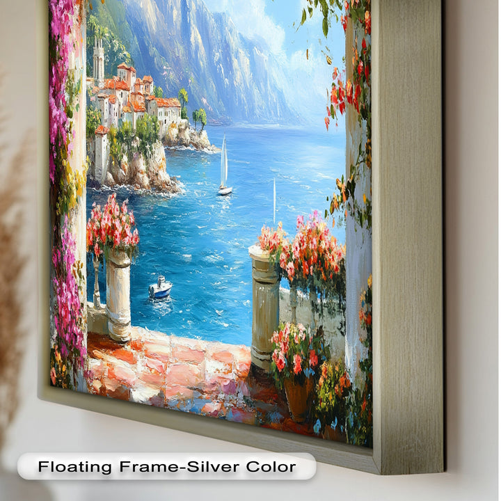 Mediterranean Coastal – Seaside Landscape Oil Painting