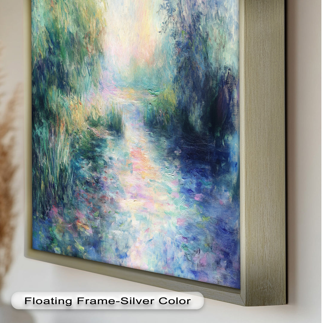 Whispering Riverbank at Dusk – Impressionist Landscape Oil Painting