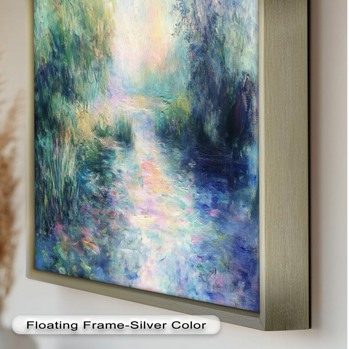 Whispering Riverbank at Dusk – Impressionist Landscape Oil Painting