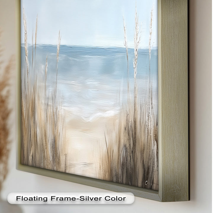 Coastal Beach Wall Art – Ocean Landscape Oil Painting