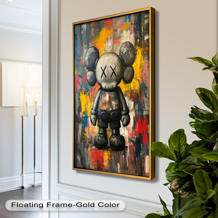 Urban Grit – KAWS Companion Oil Painting